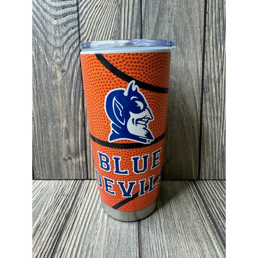 Duke Blue Devils Insulated Tumbler With Lid 20 oz Stainless Steel Basketball Des